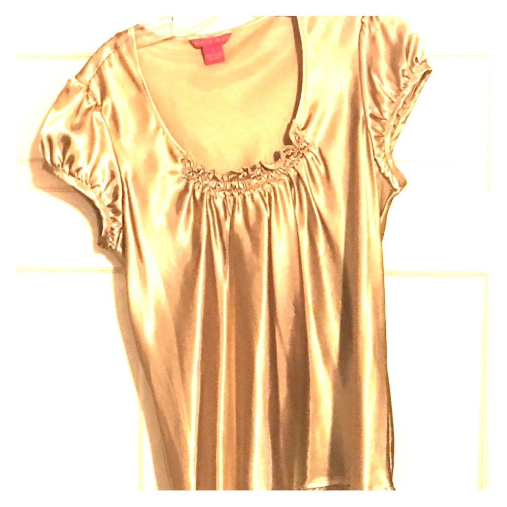 Gold blouse